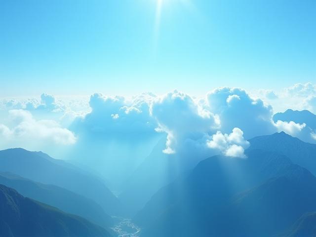 Zeitraffer von eindrucksvollen Wolkenformationen über den Alpen